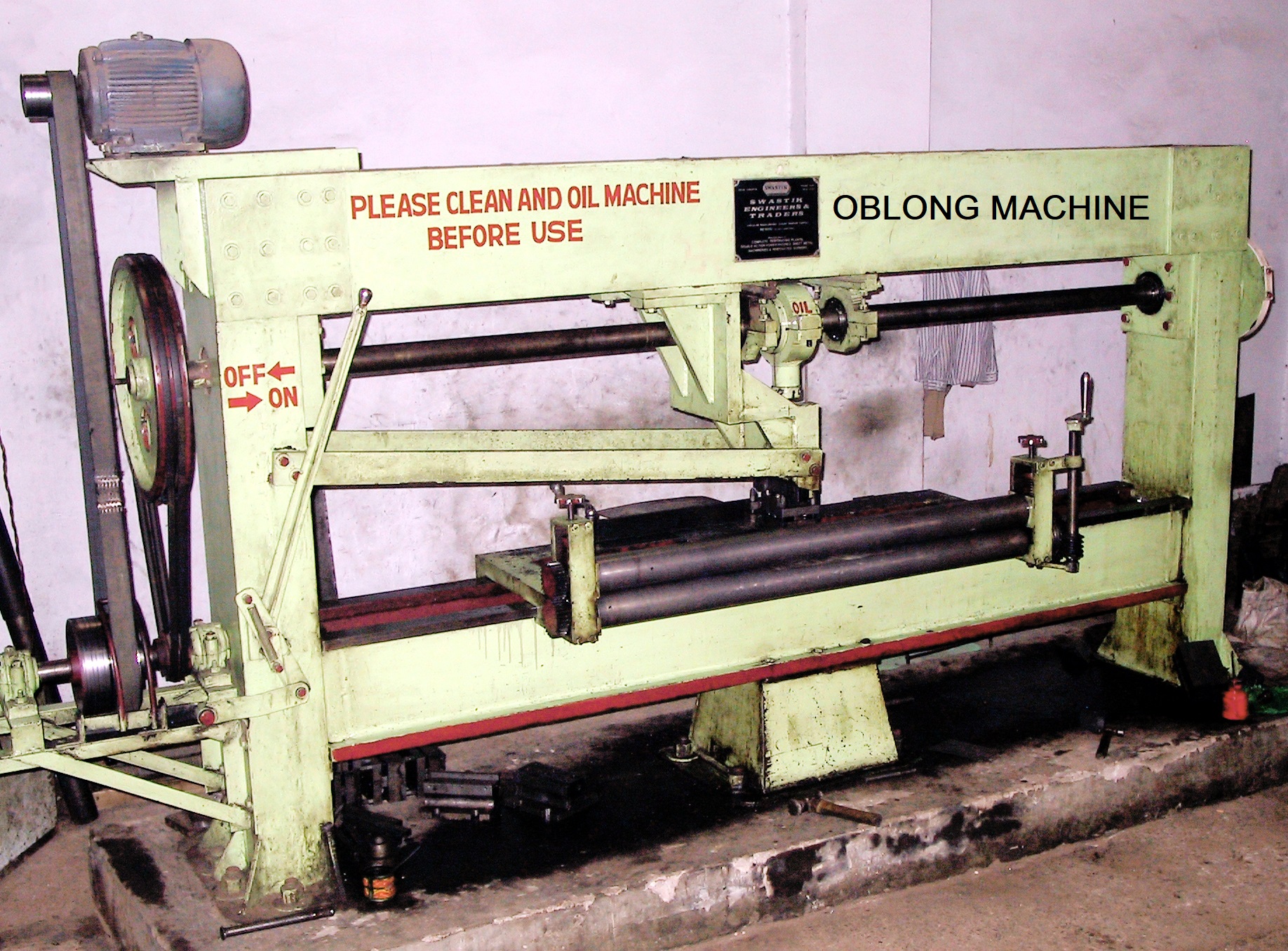 OBLONG MACHINE